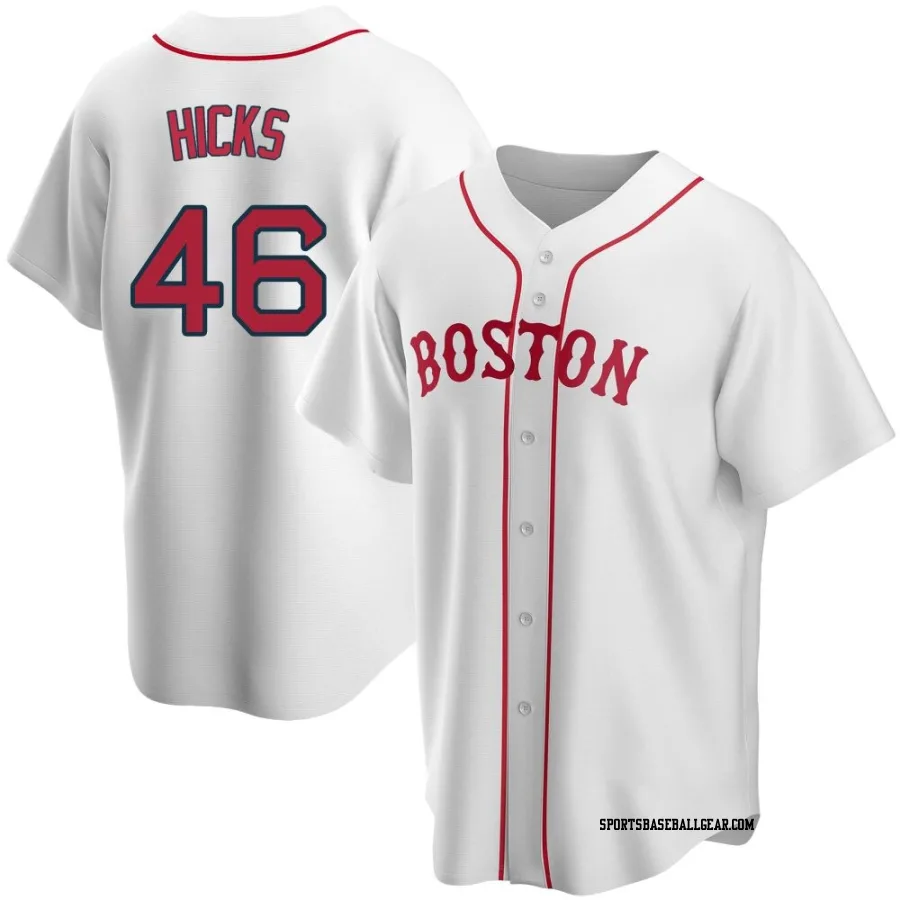 Jordan Hicks Youth Boston Red Sox White Replica Alternate Jersey