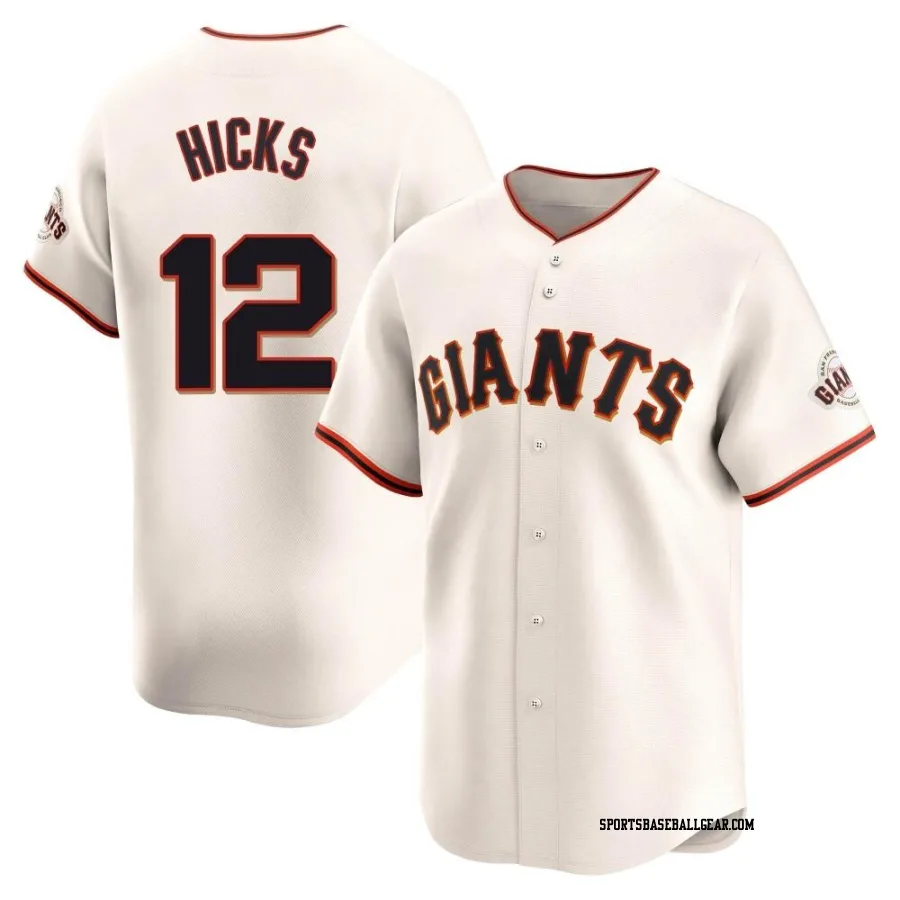 Jordan Hicks Youth San Francisco Giants Cream Limited Home Jersey