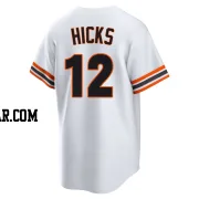 Jordan Hicks Youth San Francisco Giants White Limited Throwback Cooperstown Collection Jersey
