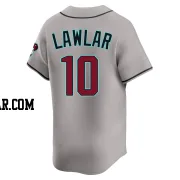 Jordan Lawlar Men's Arizona Diamondbacks Gray Limited Alternate Jersey