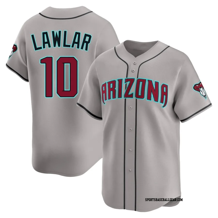 Jordan Lawlar Men's Arizona Diamondbacks Gray Limited Alternate Jersey