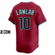 Jordan Lawlar Youth Arizona Diamondbacks Red Limited Alternate Jersey