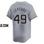 Jordan Leasure Men's Chicago White Sox Gray Limited Road Jersey