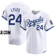 Jordan Lyles Youth Kansas City Royals White Limited Home Jersey