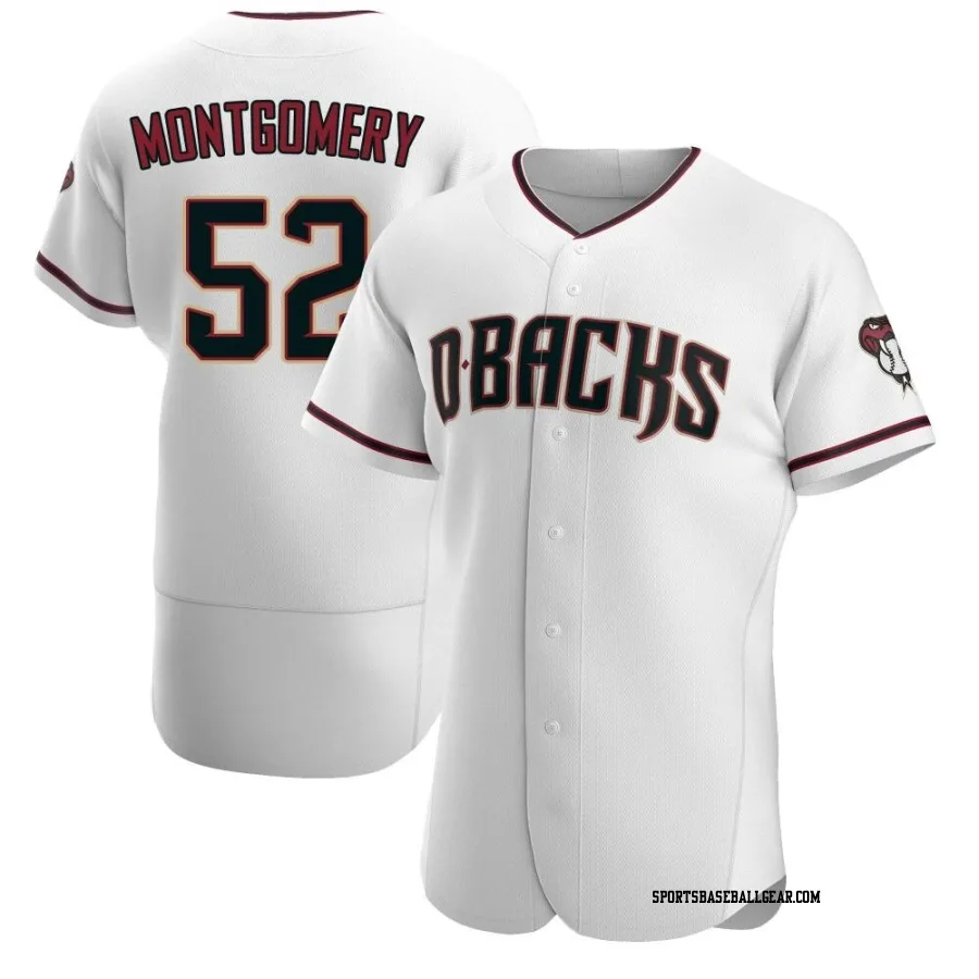 Jordan Montgomery Men's Arizona Diamondbacks White/Crimson Authentic Home Jersey