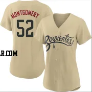 Jordan Montgomery Women's Arizona Diamondbacks Gold Replica 2021 City Connect Cool Base Jersey