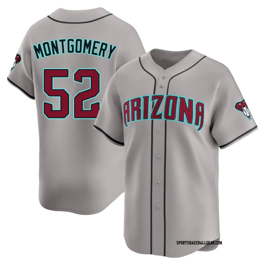 Jordan Montgomery Youth Arizona Diamondbacks Gray Limited Alternate Jersey