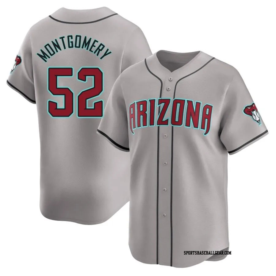 Jordan Montgomery Youth Arizona Diamondbacks Gray Limited Away Jersey