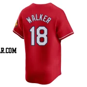 Jordan Walker Men's St. Louis Cardinals Red Limited 2024 City Connect Jersey