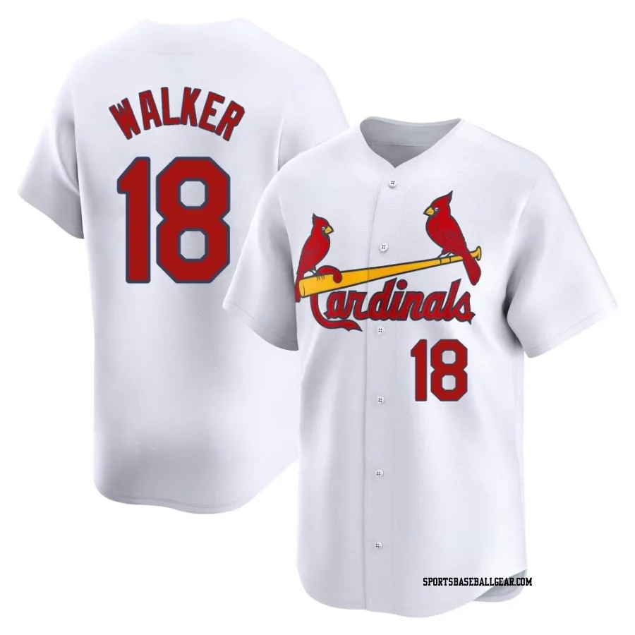 Jordan Walker Men's St. Louis Cardinals White Limited Home Jersey