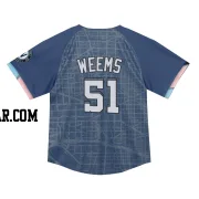 Jordan Weems Men's Washington Nationals Blue Limited Infant 2025 City Connect Jersey