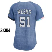 Jordan Weems Women's Washington Nationals Blue Limited 2025 City Connect Jersey