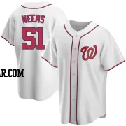 Jordan Weems Youth Washington Nationals White Replica Home Jersey