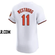 Jordan Westburg Men's Baltimore Orioles White Elite Home Jersey