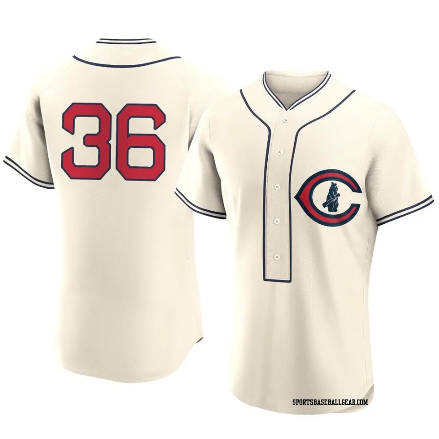 Jordan Wicks Men's Chicago Cubs Cream Authentic 2022 Field Of Dreams Jersey