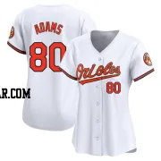 Jordyn Adams Women's Baltimore Orioles White Limited Home Jersey