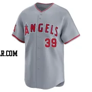 Jordyn Adams Youth Los Angeles Angels Gray Limited Away Jersey