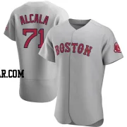 Jorge Alcala Men's Boston Red Sox Gray Authentic Road Jersey