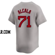 Jorge Alcala Men's Boston Red Sox Gray Limited Away Jersey