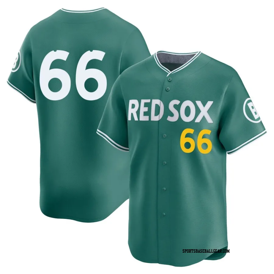 Jorge Alcala Men's Boston Red Sox Green Limited 2025 City Connect Jersey