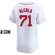 Jorge Alcala Men's Boston Red Sox White Elite Home Jersey