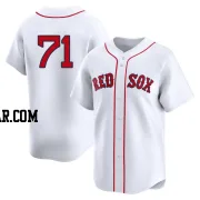 Jorge Alcala Men's Boston Red Sox White Limited 2nd Home Jersey