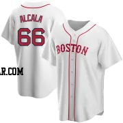 Jorge Alcala Men's Boston Red Sox White Replica Alternate Jersey