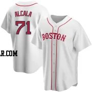 Jorge Alcala Men's Boston Red Sox White Replica Alternate Jersey