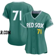 Jorge Alcala Women's Boston Red Sox Green Limited 2025 City Connect Jersey