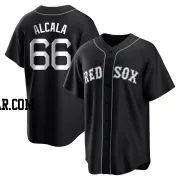 Jorge Alcala Youth Boston Red Sox Black/White Replica Jersey