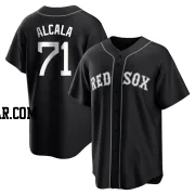 Jorge Alcala Youth Boston Red Sox Black/White Replica Jersey