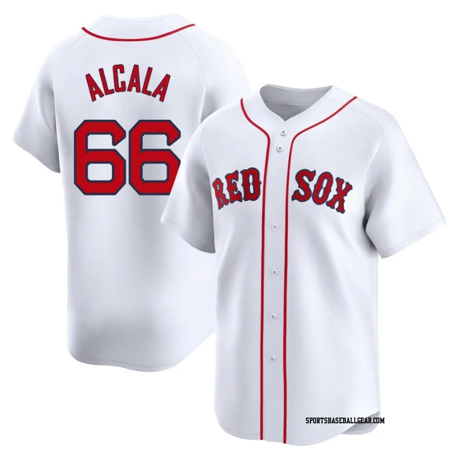 Jorge Alcala Youth Boston Red Sox White Limited Home Jersey