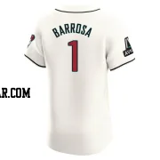 Jorge Barrosa Men's Arizona Diamondbacks Cream Elite Home Patch Jersey