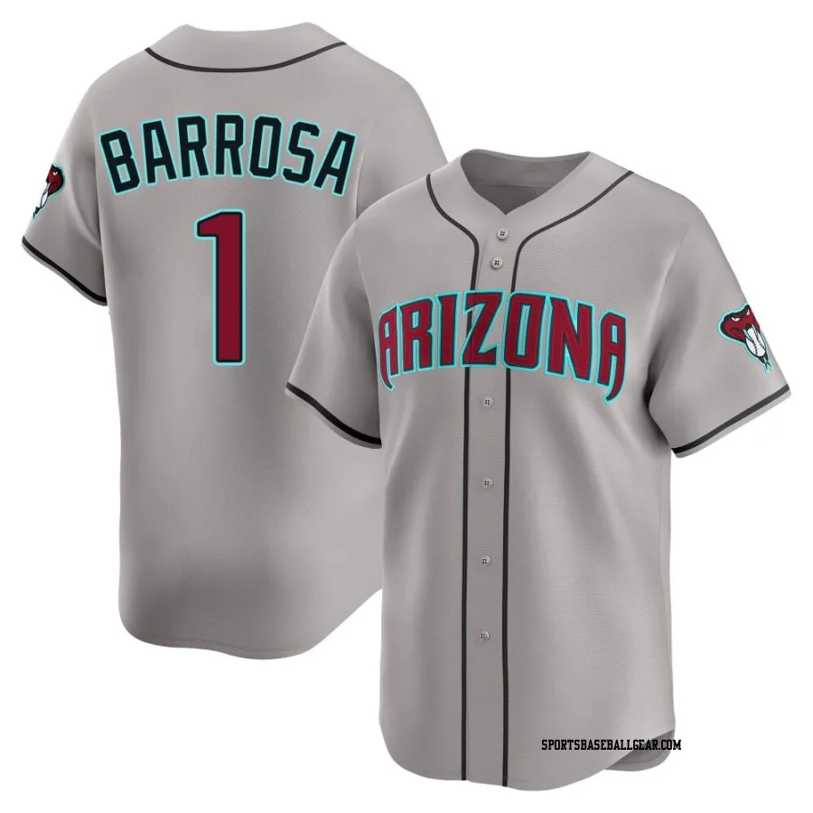 Jorge Barrosa Youth Arizona Diamondbacks Gray Limited Alternate Jersey