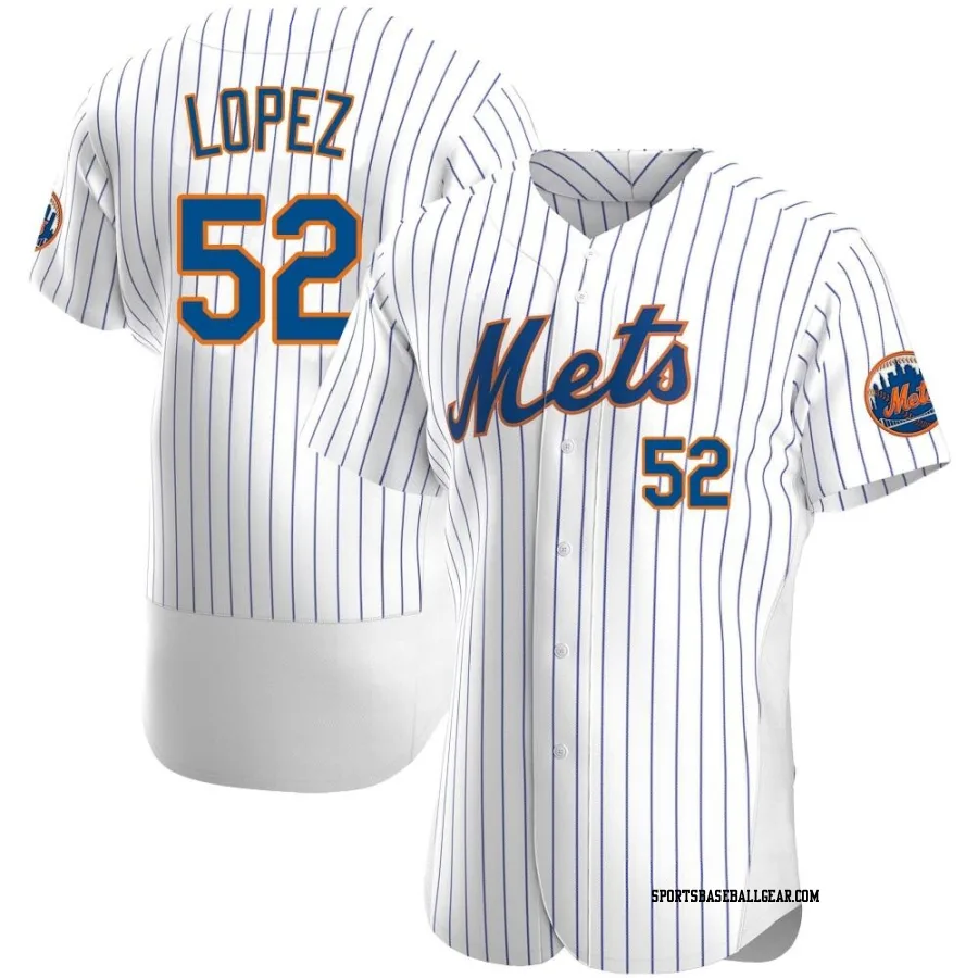Jorge Lopez Men's New York Mets White Authentic Home Jersey