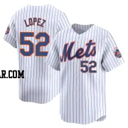 Jorge Lopez Men's New York Mets White Limited Home Jersey
