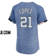 Jorge Lopez Men's Washington Nationals Blue Elite 2025 City Connect Jersey