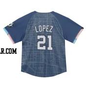 Jorge Lopez Men's Washington Nationals Blue Limited Infant 2025 City Connect Jersey