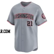 Jorge Lopez Men's Washington Nationals Gray Limited Road Jersey