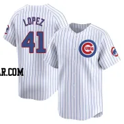 Jorge Lopez Youth Chicago Cubs White Limited Home Jersey