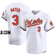 Jorge Mateo Men's Baltimore Orioles White Limited Home Jersey