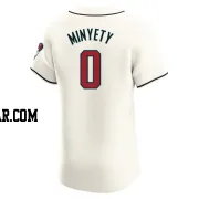 Jorge Minyety Men's Arizona Diamondbacks Cream Elite Home Jersey