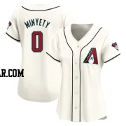 Jorge Minyety Women's Arizona Diamondbacks White Limited Home Jersey