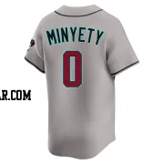 Jorge Minyety Youth Arizona Diamondbacks Gray Limited Alternate Jersey