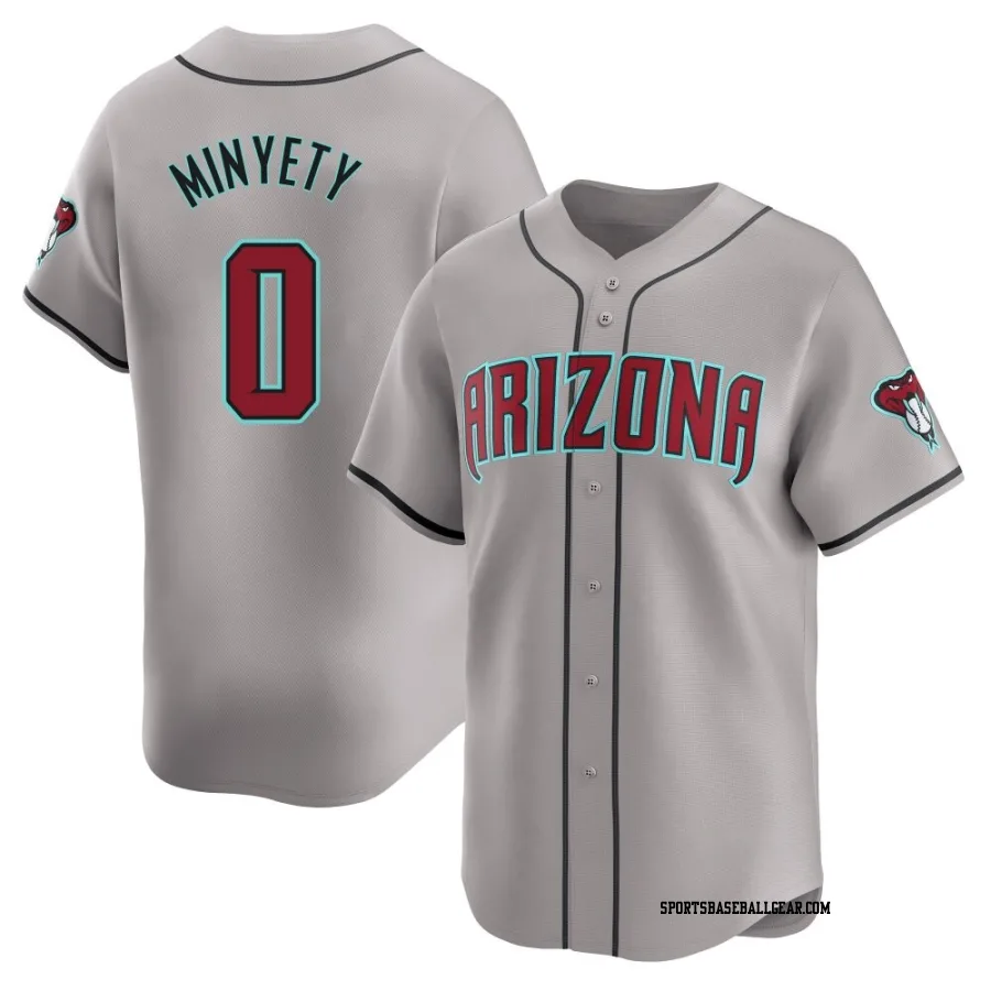 Jorge Minyety Youth Arizona Diamondbacks Gray Limited Away Jersey