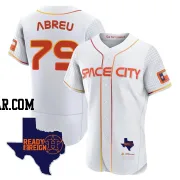 Jose Abreu Men's Houston Astros White Authentic 2023 Space City Ready 2 Reign Flex Base Jersey