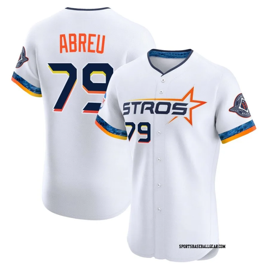 Jose Abreu Men's Houston Astros White Elite 2025 City Connect Jersey