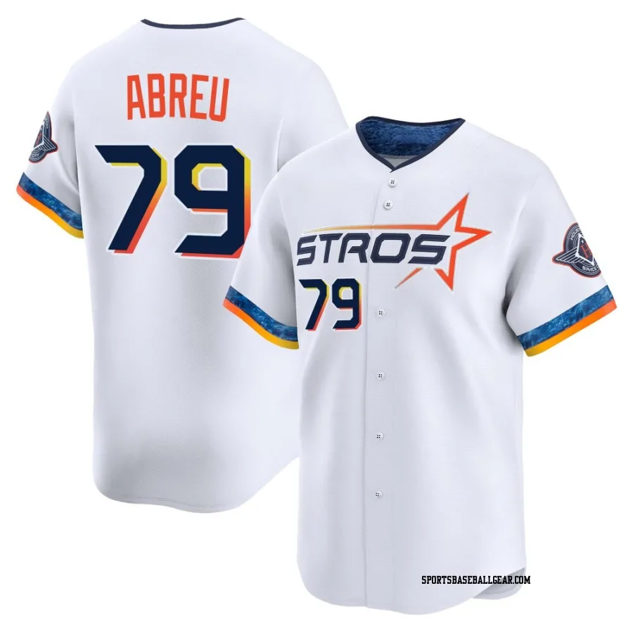 Jose Abreu Men's Houston Astros White Limited 2025 City Connect Jersey