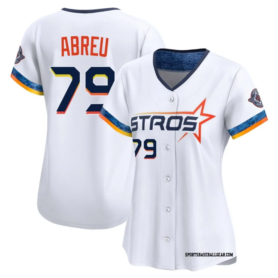 Jose Abreu Women's Houston Astros White Limited 2025 City Connect Jersey