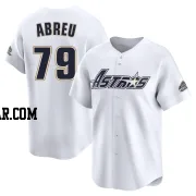 Jose Abreu Youth Houston Astros White Limited Throwback Cooperstown Collection Jersey